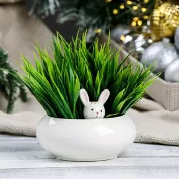 Горшок "Зайчик" 10*7см