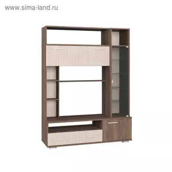 Гостиная Дарси 1/01, 1510х514х2003, Ясень шимо темный/Ясень шимо светлый