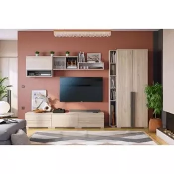 Гостиная «Лайк К46», 3090 × 550 × 2100 мм, цвет дуб мария / графит