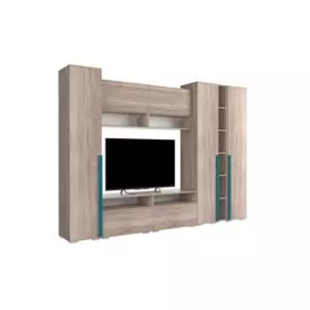 Гостиная «Лайк К5», 2790 420 2100 мм, цвет дуб мария / изумруд