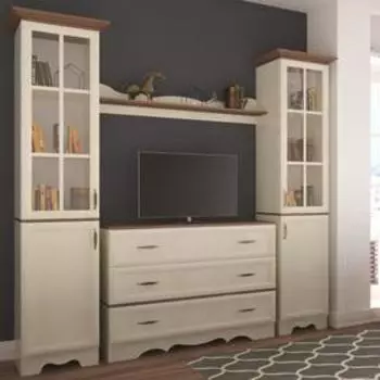 Гостиная Латте-3 2056х456х2134 Бодега cветлый, Орех Донской