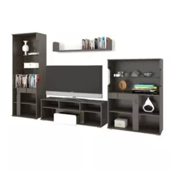 Гостиная «Марсель», цвет венге, белый глянец