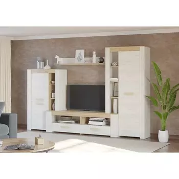 Гостиная «Милан», 30004651930 мм, цвет дуб крафт белый / дуб крафт золотой