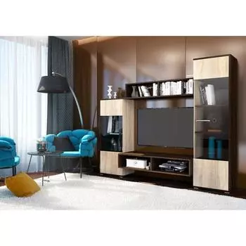 Гостиная «РИО», 20001642446 мм, цвет кантерберри/дуб сонома