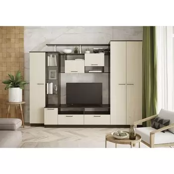 Гостиная Вега 2500х460х1920 Венге/ Анкор светлый