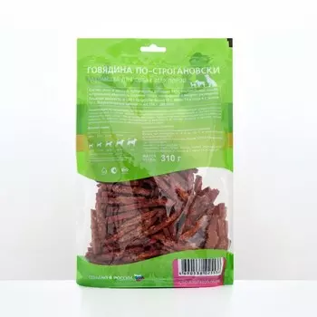 Говядина по-строгановски TitBit - XXL выгодная упаковка для собак всех пород, 310 г