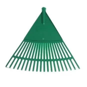 Грабли веерные, пластинчатые, 20 зубцов, пластик, тулейка 25 мм, без черенка