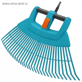 Грабли веерные, пластинчатые, 30 зубцов, пластик, насадка для комбисистемы