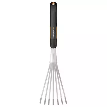 Грабли веерные, пластинчатые, 7 зубцов, длина 44 см, пластиковая ручка, Plantic