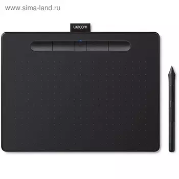 Графический планшет Wacom Intuos Medium, USB/Bluetooth, черный