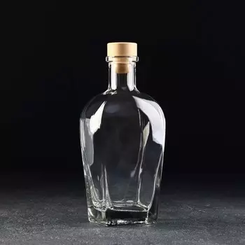 Графин-штоф «Богем», 500 мл, стекло, прозрачный