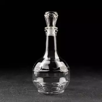 Графин-штоф «ПиэрКуб», 500 мл, стекло, прозрачный