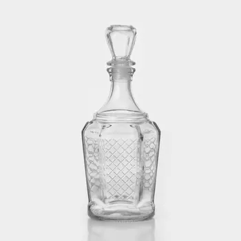 Графин - штоф стеклянный «Кардинал», 500 мл