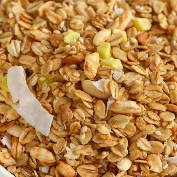 Гранола с ананасом и кокосом, готовый завтрак, 250 г.