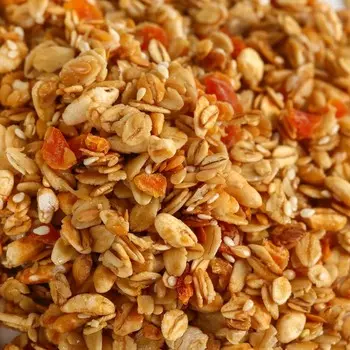 Гранола с курагой, готовый завтрак, 250 г.