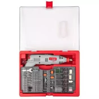 Гравер «ЗУБР» электрический, 130 Вт, с набором мини-насадок в кейсе, 176 предметов