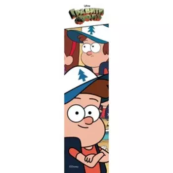 Гравити фолз. Закладка с резинкой (оф. 1)