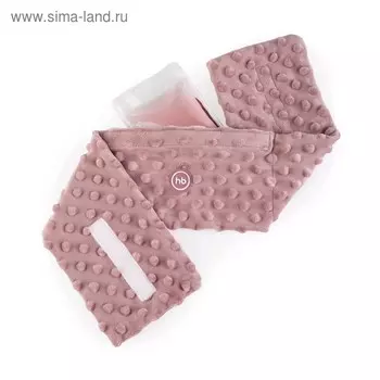 Грелка гелевая Happy Baby, антиколиковая, с чехлом, от 0 месяцев, цвет lilac