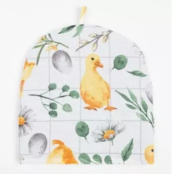 Грелка на чайник Доляна Duckling 2828 см, 100% хл, рогожка 164 г/м