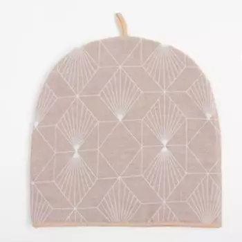 Грелка на чайник Доляна Geometry 2828 см, 100% хлопок,164 г/м