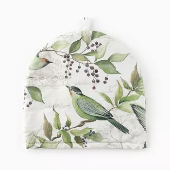 Грелка на чайник Этель "Готовь с душой" 28х28см, 100% хл., 190г/м2