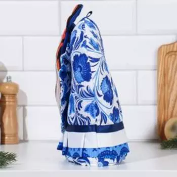 Грелка на чайник "Весёлый тигр", гежель 30х27 см