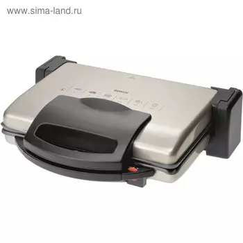 Гриль электрический Bosch TFB3302V, 1800 Вт, антипригарное покрытие, 31x22 см