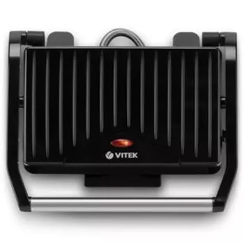 Гриль электрический Vitek VT-2631, 1800 Вт, антипригарное покрытие, 25х15.2 см