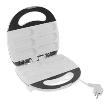 Гриль для сосисок Galaxy GL 2955, 850 Вт, керамическая поверхность, книга рецептов, белый