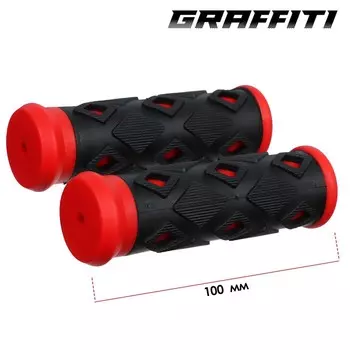 Грипсы Dream Bike, 100 мм, красные