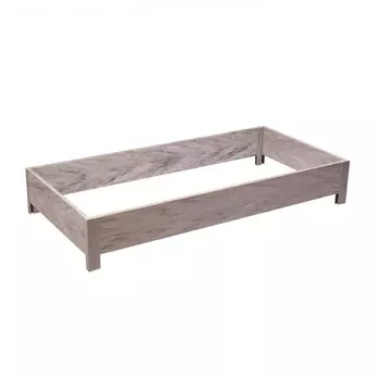 Грядка пластиковая, 150 × 75 × 18 см, ПВХ, мраморная