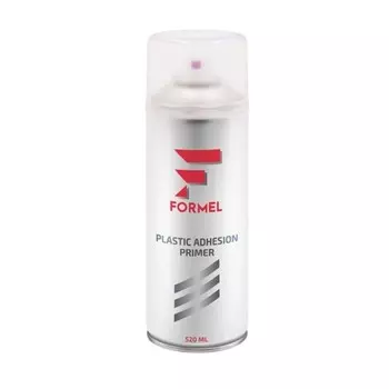 Грунт адгезионный FORMEL для пластика, прозрачный, аэрозоль, 520 мл
