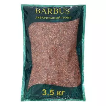 Грунт BARBUS кварц Розовый премиум, 2-4 мм, 3,5 кг