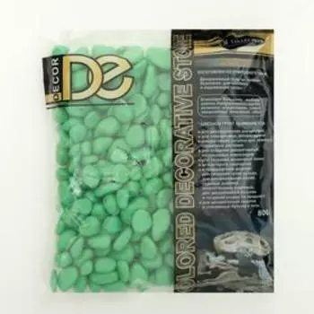 Грунт для аквариума "Галька цветная, салатовая" 800 г фр 8-12 мм