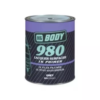 Грунт-наполнитель Body 980 1К, серый, 1 л