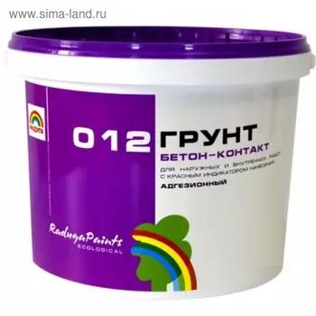 Грунтовка "Радуга-012" "Бетон-контакт" 14 кг
