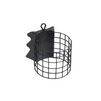 Груз-кормушка металлическая X-FEEDER ME ALLIGATOR M GRID, цвет Matt Black, 60 г, 28 мл