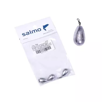 Груз Salmo с вертл. DROPLET SWIVEL 018г 3шт