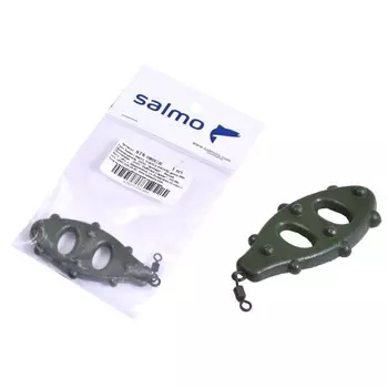 Груз Salmo с вертл. TURTLE SWIVEL green 080г
