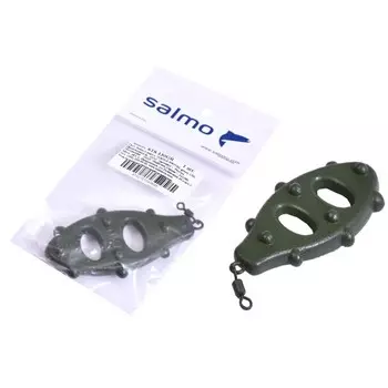 Груз Salmo с вертл. TURTLE SWIVEL green 130г