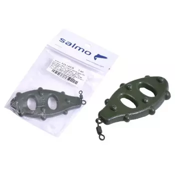 Груз Salmo с вертл. TURTLE SWIVEL green 140г