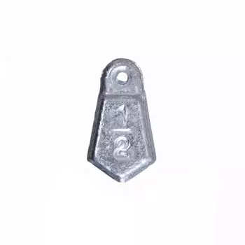 Груз YUGANA, ромб плоский с петлей, 15 г