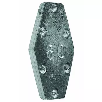 Грузило свинцовое Salmo ПЛОСКОЕ с зацеп. скольз. 050г