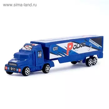 Машинка детская инерционная «Грузовик спецслужбы», МИКС