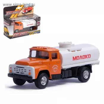 Грузовик металлический «Молоко», масштаб 1:52, инерция