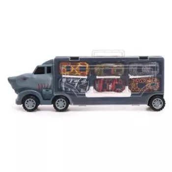 Грузовик «Акула. Перевозчик», с машинками 6 шт.