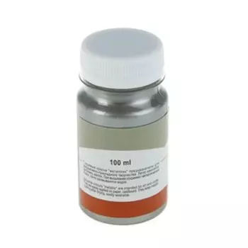 Гуашь художественная в банке 100 мл, Metallic, ЗХК "Сонет", серебро тёмное (6827962)