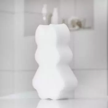 Губка для купания «Зверушки», 1494 см, сверхмягкий поролон, цвет белый