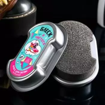 Губка для обуви "Блеск и чистота", прозрачный