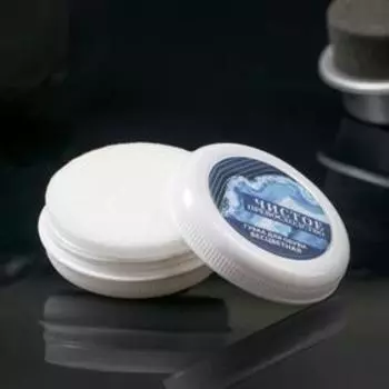 Губка для обуви круглая "Чистое превосходство", бесцветная